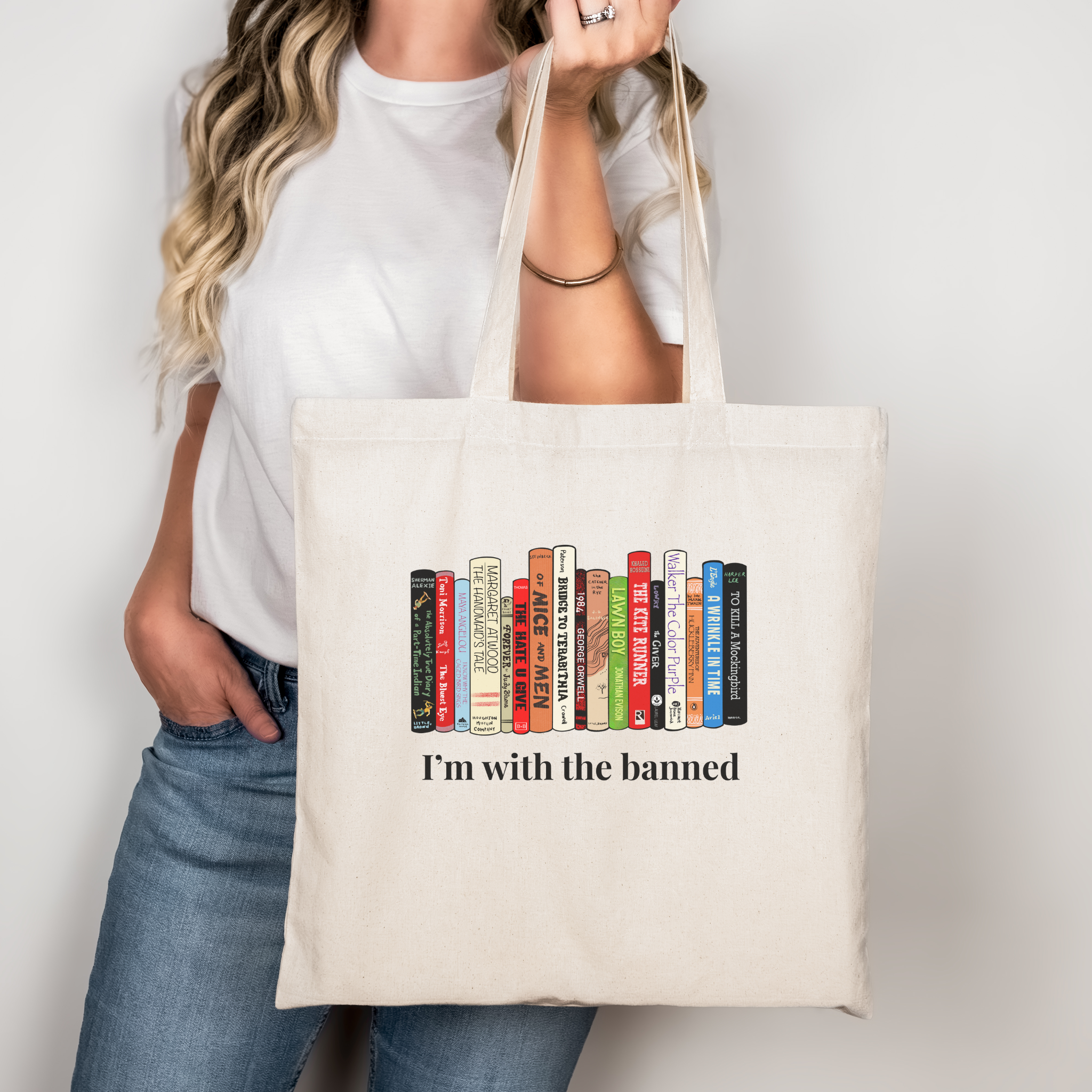 I'm With The Banned Tote Bag (ships in 2-3 business days)