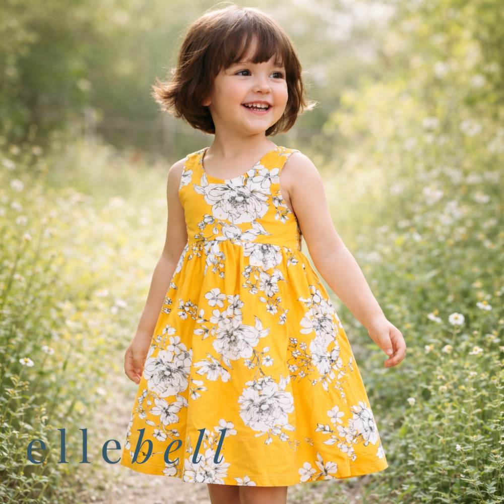 Easy Breezy Dress - Yellow Floral