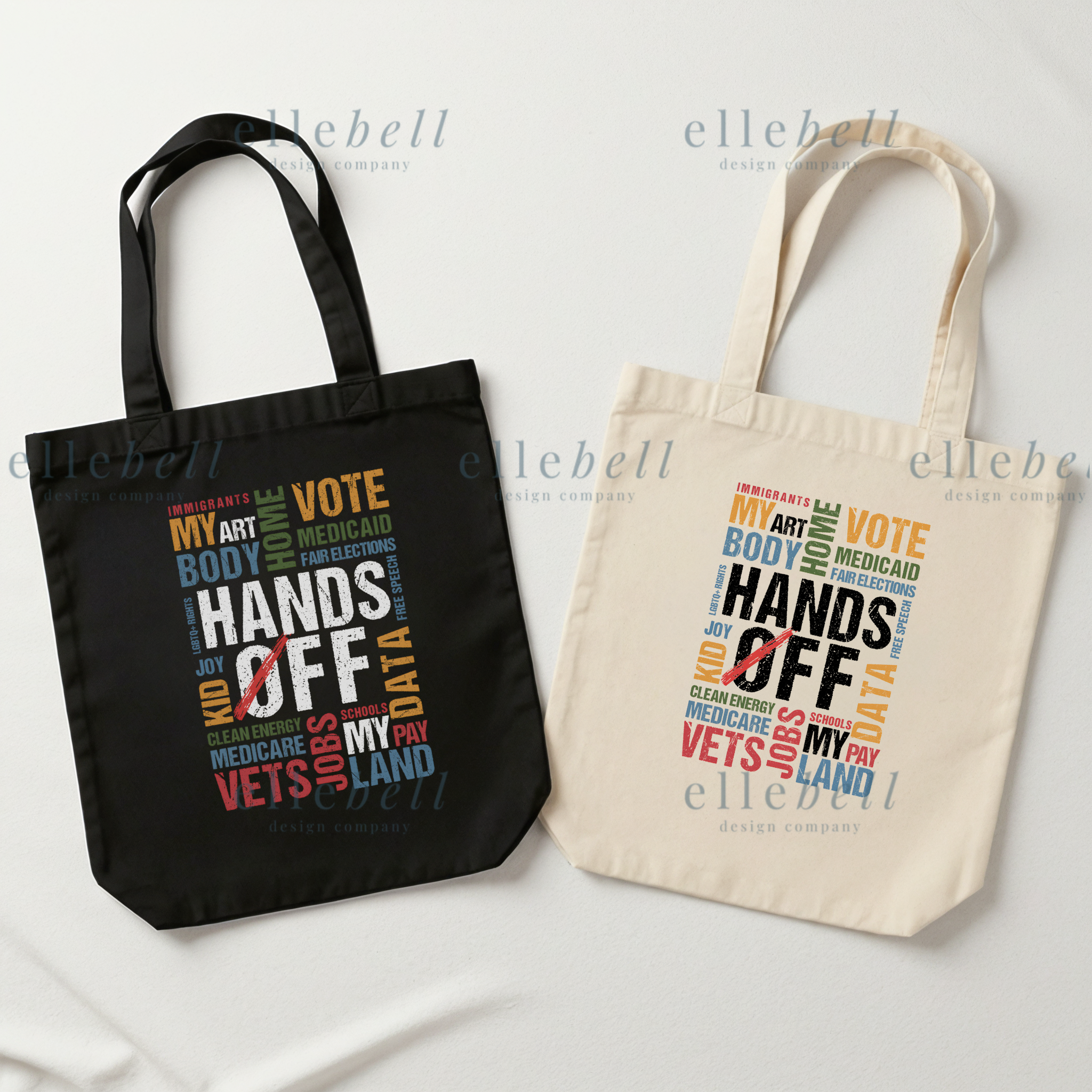 Hands Off Tote Bag (ships in 2-3 business days)