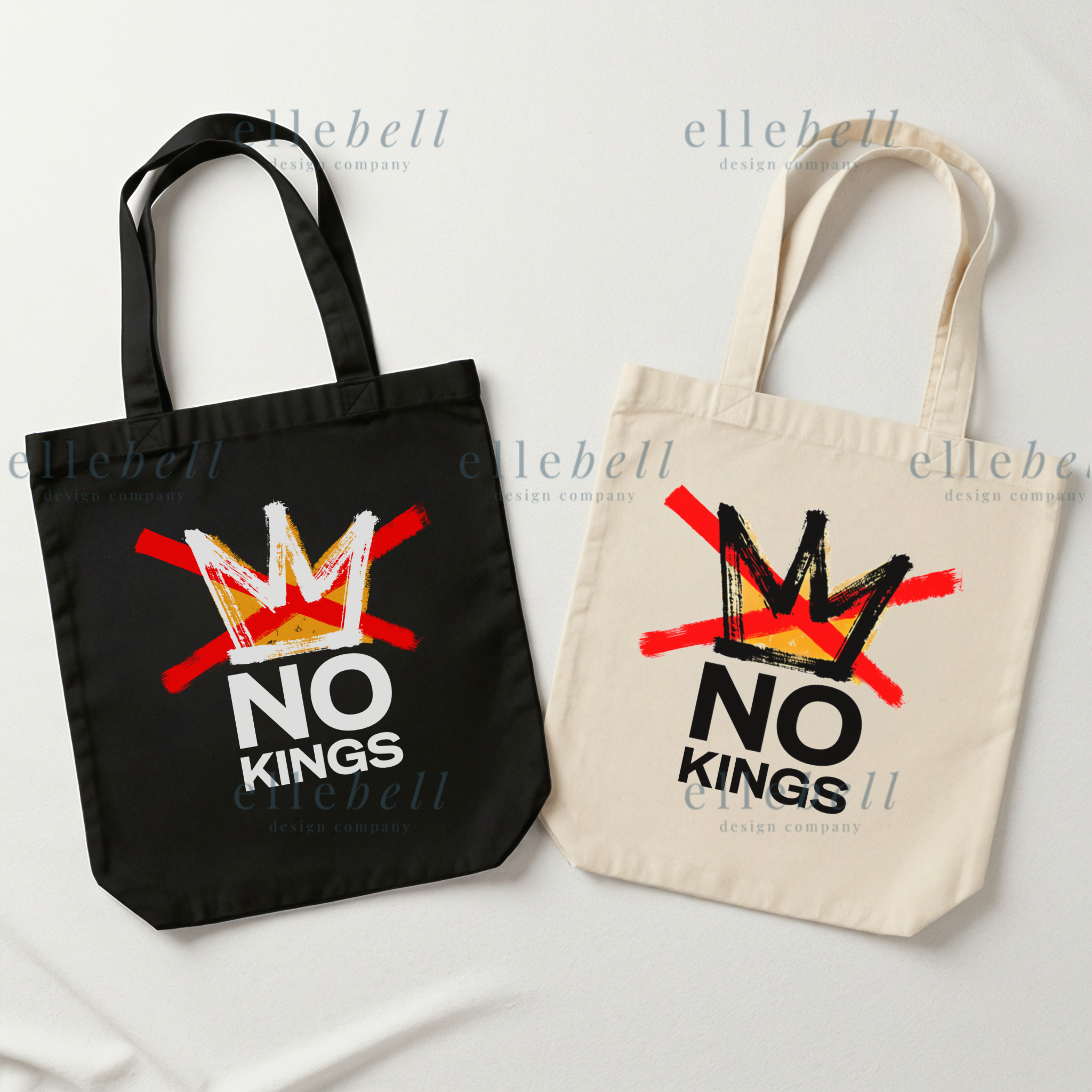 No Kings Canvas Tote Bag (ships in 1-2 business days)