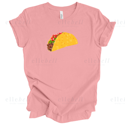 Taco Image T-Shirt (ships in 3-5 business days)