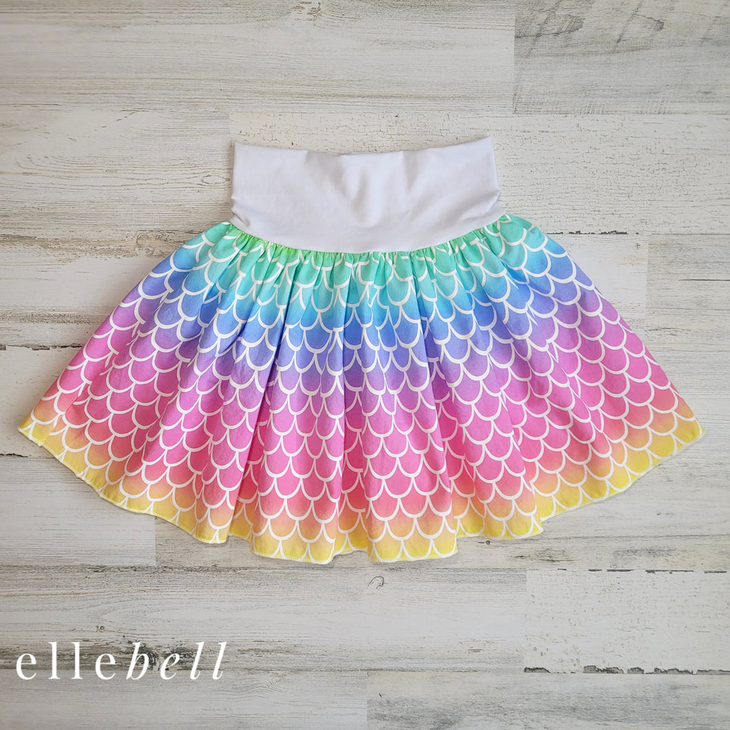 Clover Skirt - Mermaid