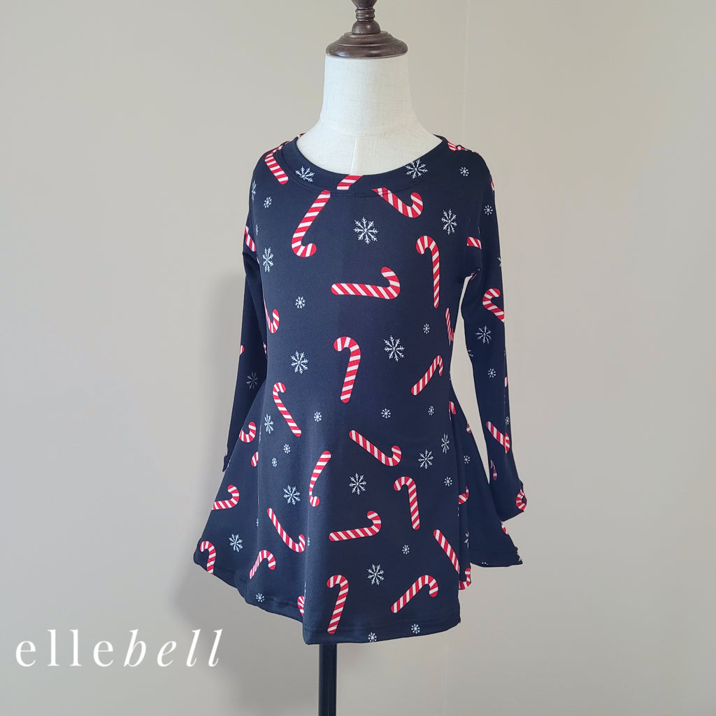 Daisy Tunic - Candy Canes