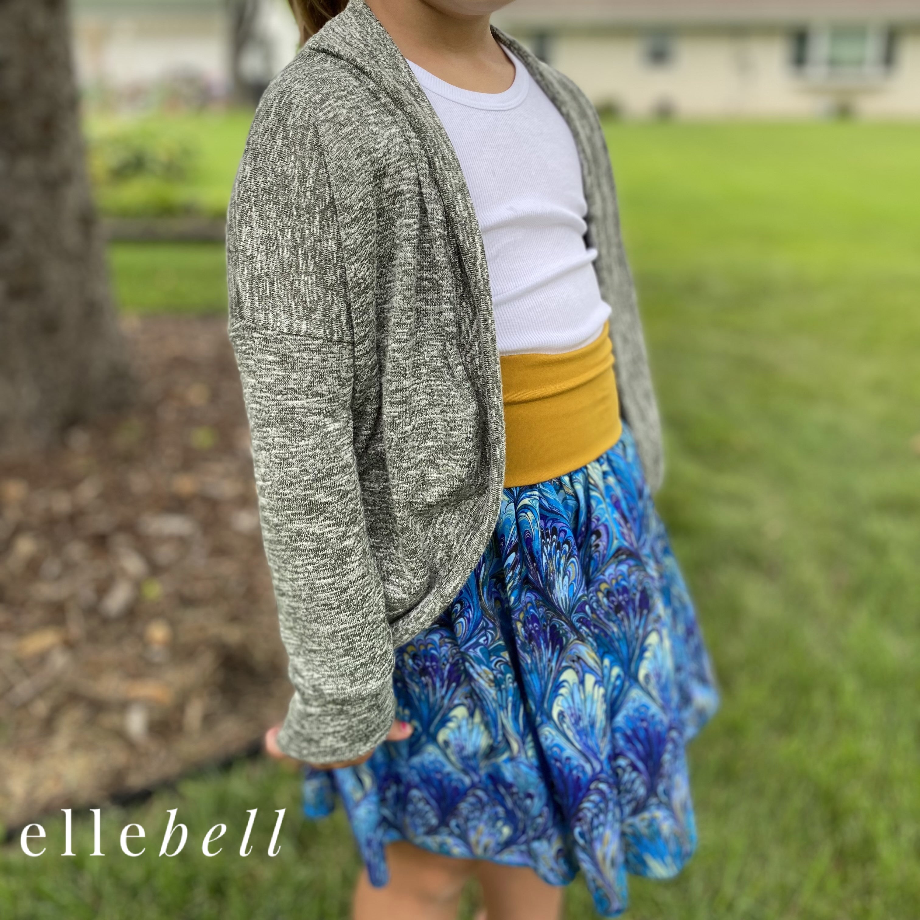 Clover Skirt - Peacock