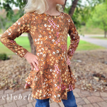 Load image into Gallery viewer, Daisy Tunic - Gingerbread Floral
