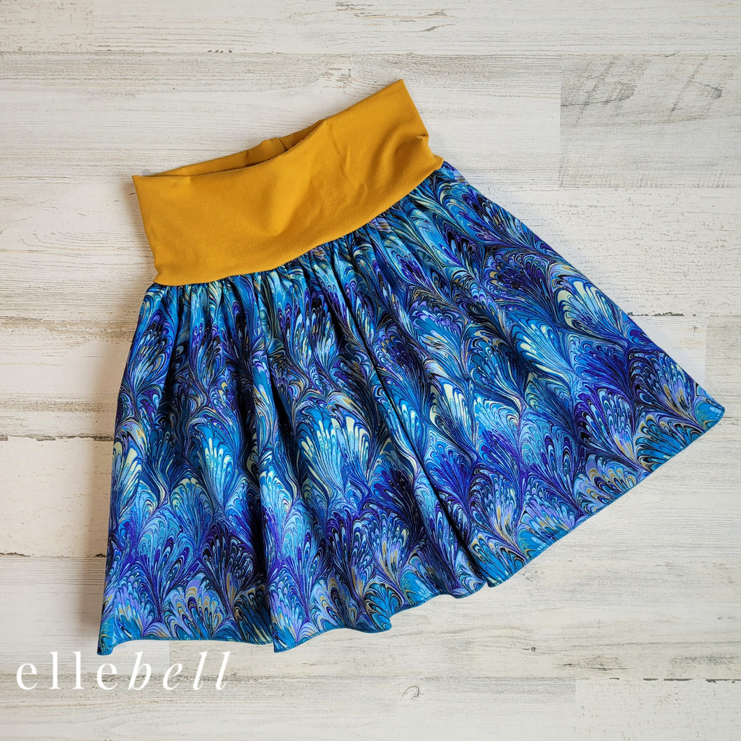 Clover Skirt - Peacock