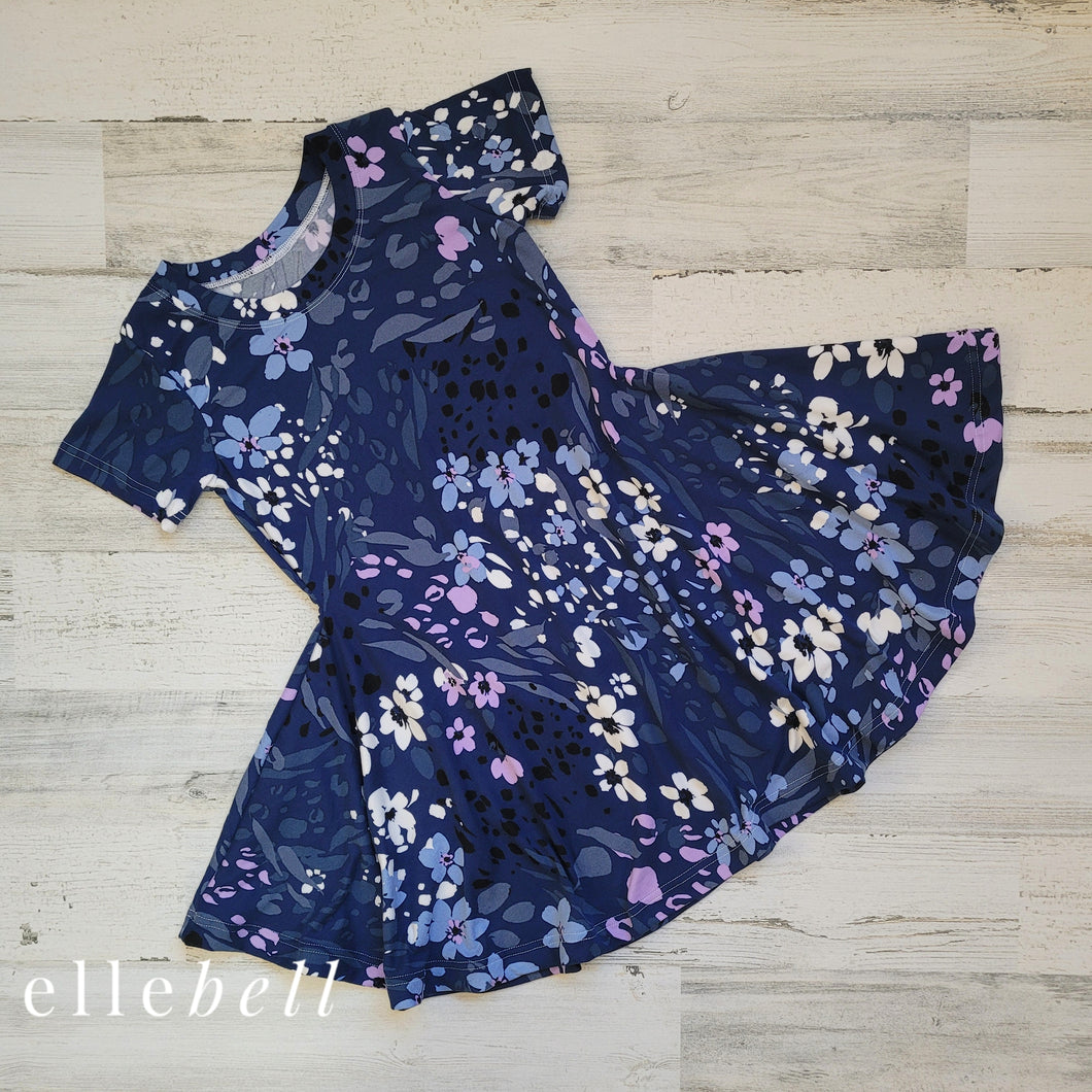 Daisy Dress - Navy Floral