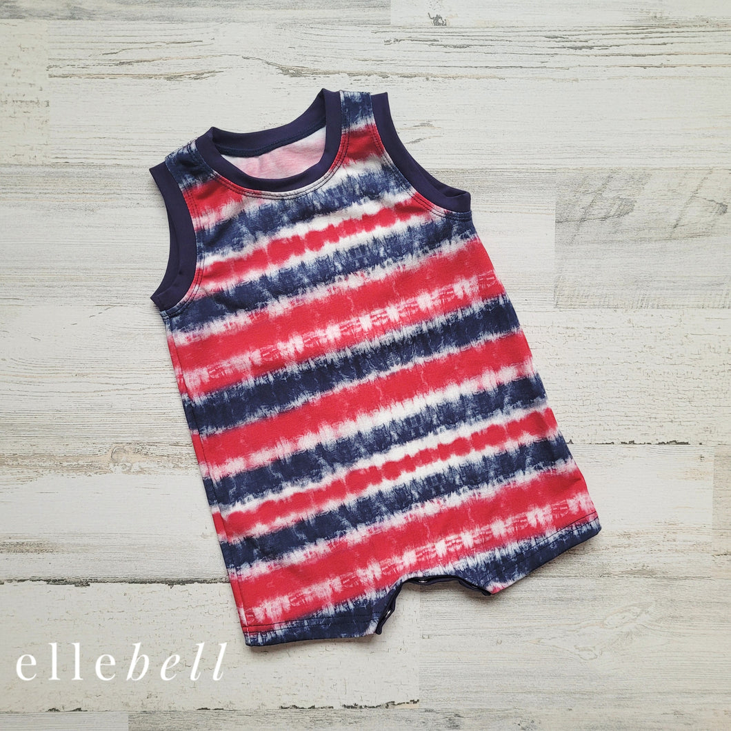 Tie Dye Tank Romper