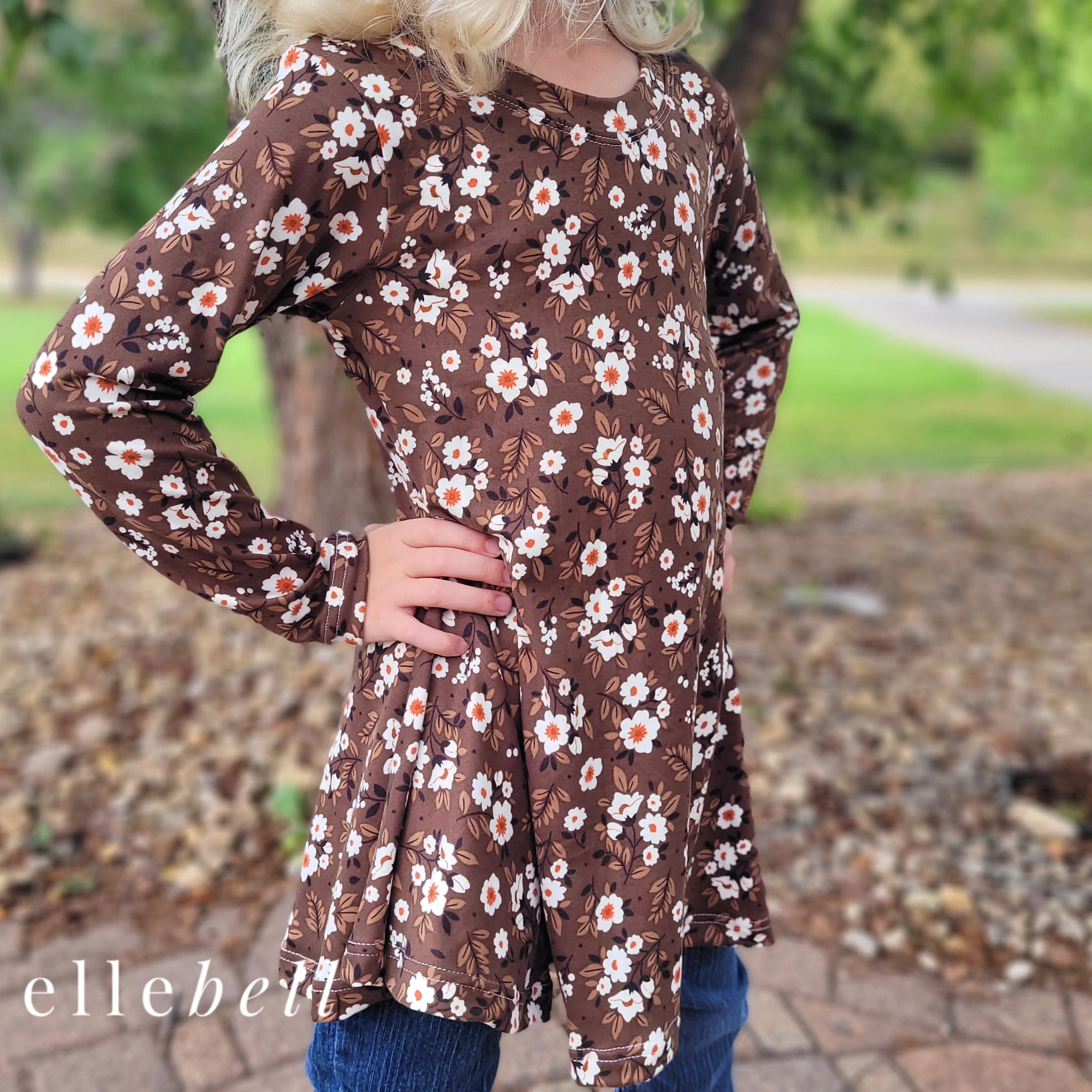 Daisy Tunic - Hot Chocolate