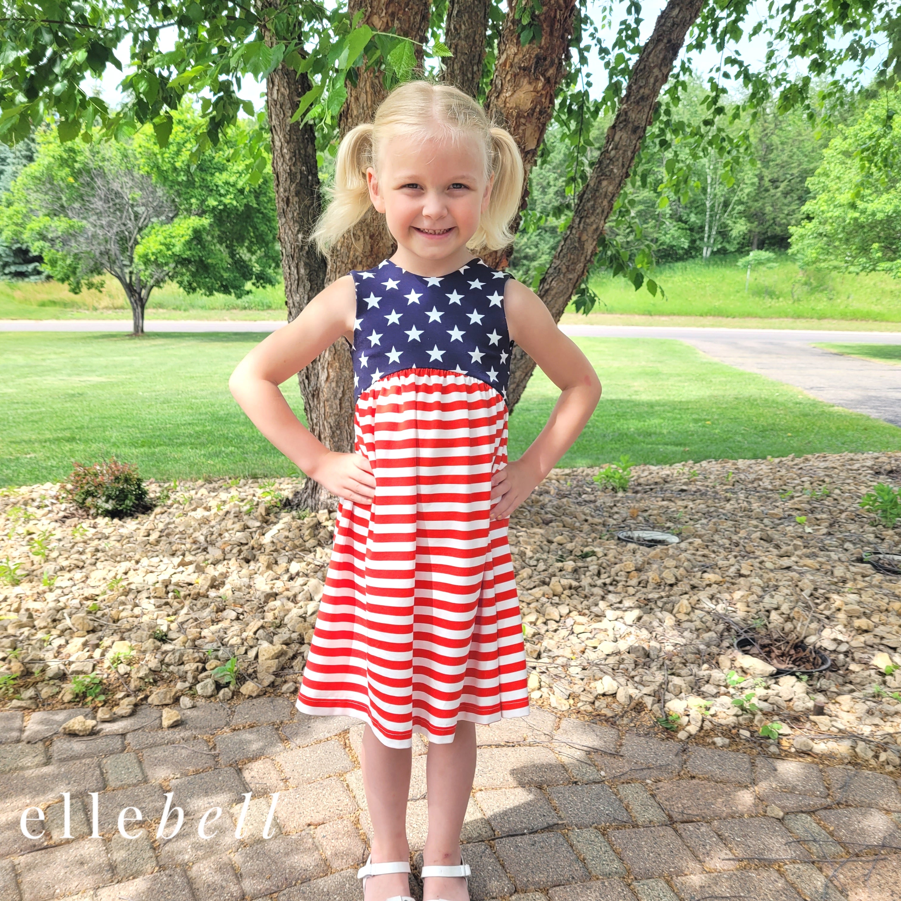 Easy Breezy Stars and Stripes Dress