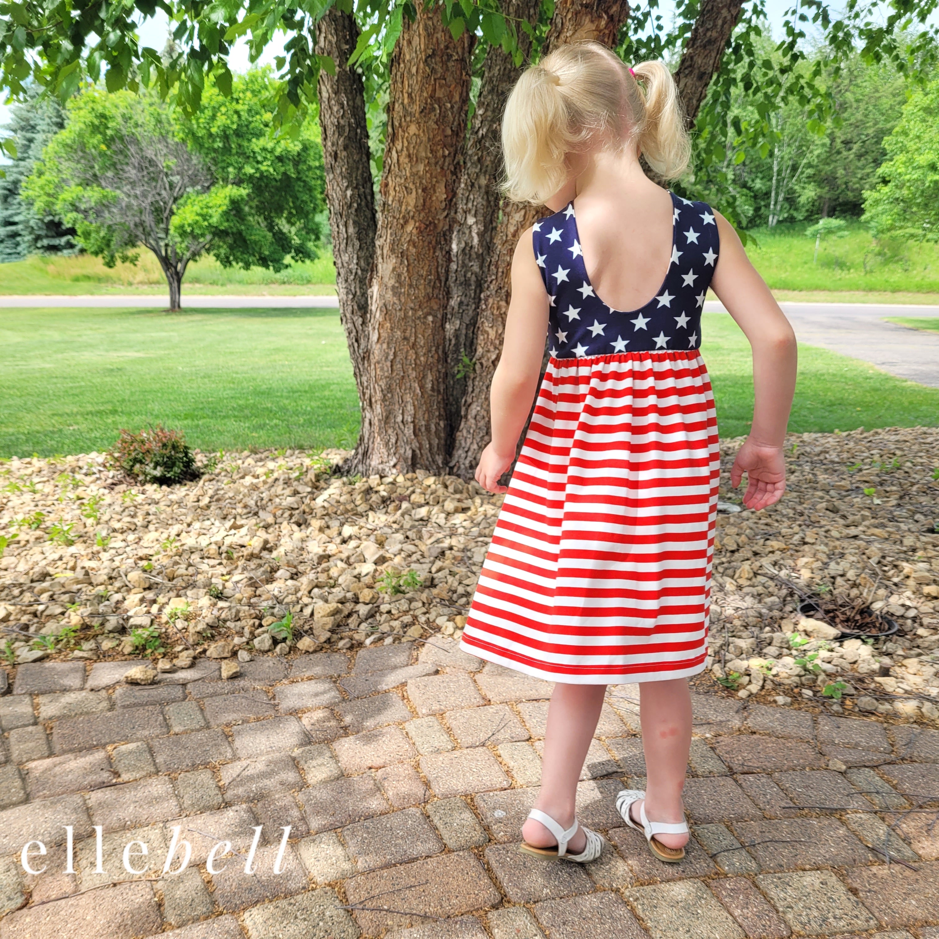 Easy Breezy Stars and Stripes Dress