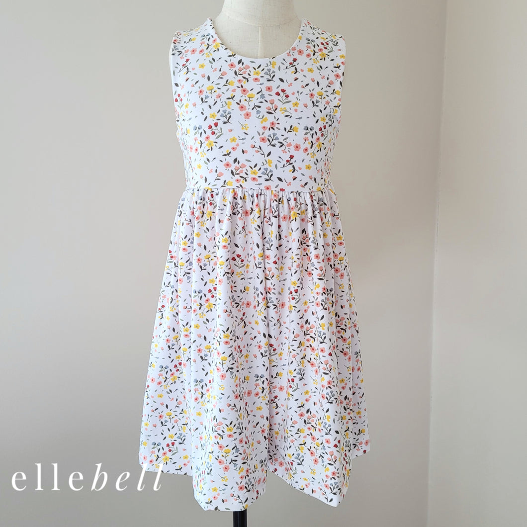 Cross-Back Dress - Mini Floral