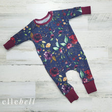 Load image into Gallery viewer, Sprout Snap Romper - Dark Floral
